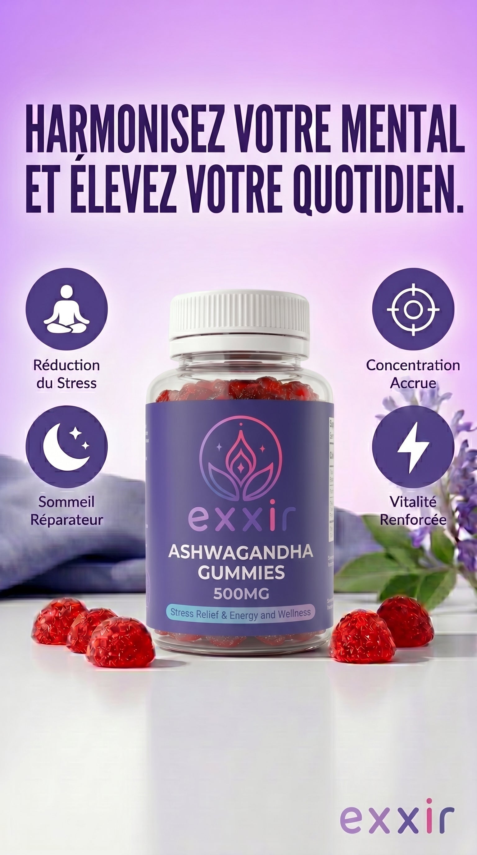 Exxir™ Ashwagandha Gummies 🌿🍓